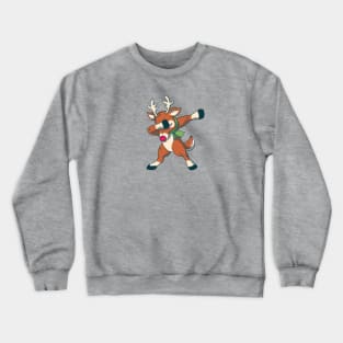 Dabbing Rudolph the Red Nosed Reindeer Crewneck Sweatshirt